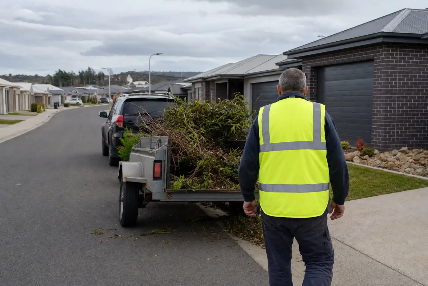 Asphalt work in Kings Meadows Tasmania